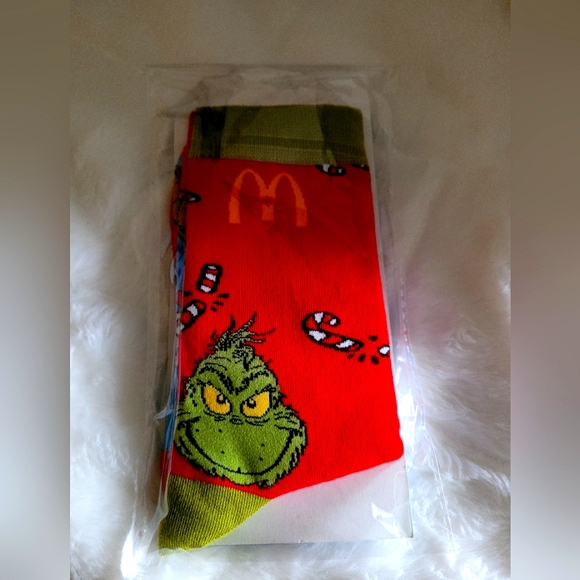 Grinch McDonald's Mix Match Unisex Socks. - Picture 1 of 4